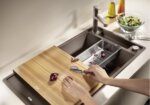 Blanco Axia III 5 S Granitový drez S drevenou doskou – Obrázok 11